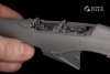 Quinta Studio QDS-48387 F-4E early with slatted wing 3D-Printed & coloured Interior on decal paper (Meng) (Small version) 1/48